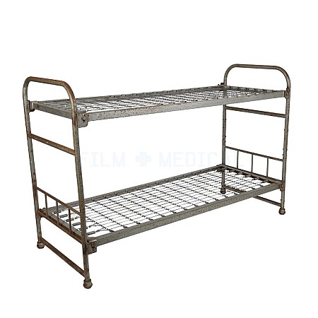  Rusted Bunk Bed With Horsehair Mattress